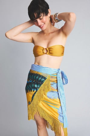 Jaquette x DeFacto Straplez Bikini Üstü G5291AX26SMYL312