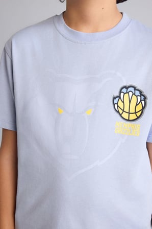 DeFacto %100 Pamuk NBA Memphıs Grızzlıes Tişört Erkek Çocuk G7620A826SMBE570