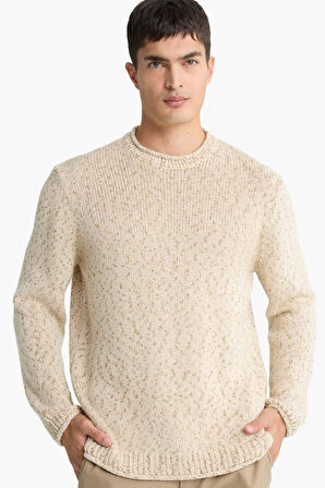 Standart Fit Bisiklet Yaka Triko Kazak