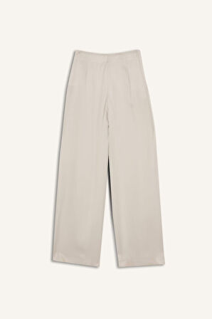 Cepli Bilek Boy Saten Pantolon