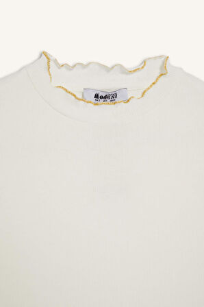 Fitilli Kaşkorse Uzun Kollu Tunik