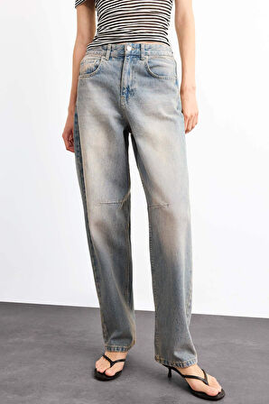 Baggy Fit Jean Pantolon
