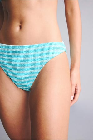 DeFacto Regular Fıt Kırışık Dokulu Turkuaz Bikini Alt G4009AX26SMTR111