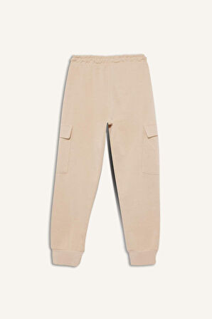 Erkek Çocuk Beli Lastikli Kargo Eşofman Altı