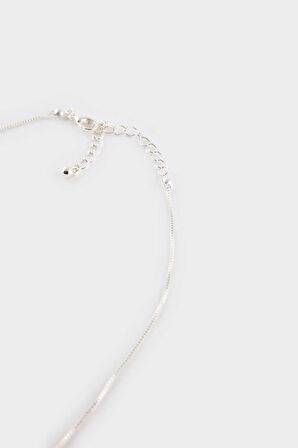 Kadın Minimal Kalp Silver Kolye