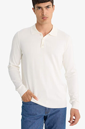 Standart Fit Polo Yaka Triko Kazak