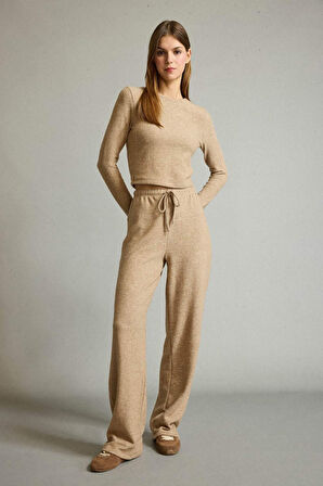 Regular Fit Normal Bel Beli Lastikli Pantolon