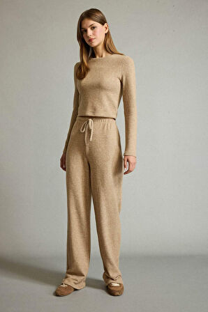 Regular Fit Normal Bel Beli Lastikli Pantolon