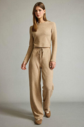 Regular Fit Normal Bel Beli Lastikli Pantolon