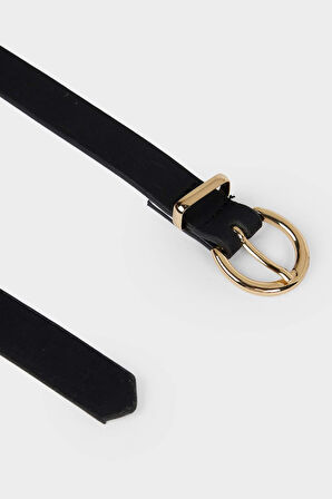 Kadın Suni Deri 2'li Günlük Kemer