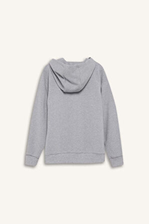 Erkek Çocuk Kapüşonlu Fermuarlı Sweatshirt