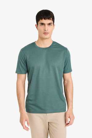 DeFacto Slim Fit Bisiklet Yaka Kısa Kollu Basic Tişört M6608AZ26SPGN829