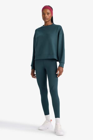DeFacto Oversize Geniş Kalıp Bisiklet Yaka Modal Ultra Soft Sweatshirt E8954AX25AUGN1051