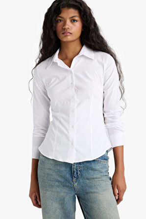 Regular Fit Bengalin Uzun Kollu Gömlek