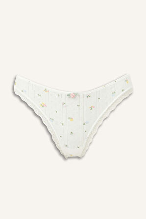 Bağcıklı Dantel Detaylı Brazilian Külot Fall in Love