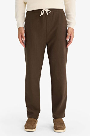 REgular Fit Beli Bağcıklı Eşofman Altı