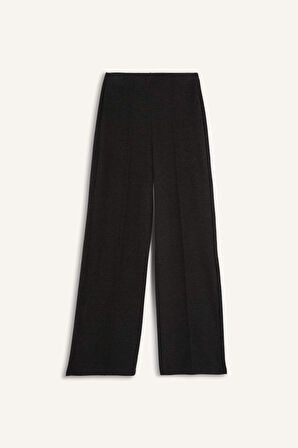 Wide Leg Düz Paça Pantolon