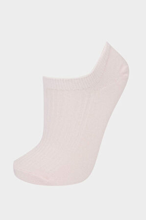 Kadın 5'li Pamuklu Patik Çorap