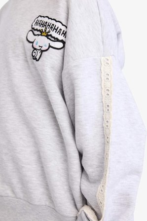 DeFacto Kapüşonlu Baskılı Sweatshırt Kız Çocuk G6829A826SPGR421