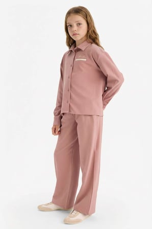 DeFacto Beli Lastikli Wide Leg Pantolon Kız Çocuk G4506A825WNPR347