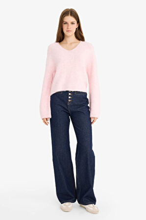 Regular Fit V Yaka Kazak