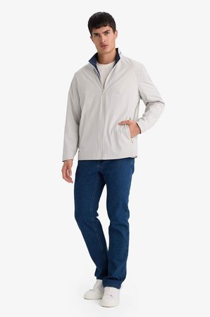 DeFacto REGULAR FIT Dik Yaka Fermuarlı Mont F8516AX26SPGR368