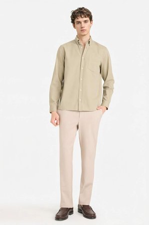 DeFacto Regular Fıt Gabardin Gömlek F1261AX26SPKH404
