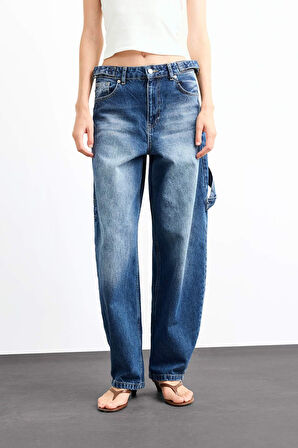 Baggy Fit Jean Pantolon