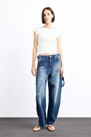 Baggy Fit Jean Pantolon