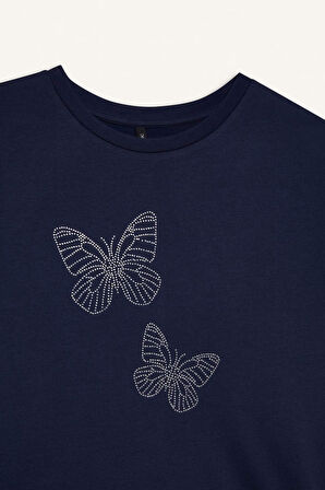 DeFacto Regular Fit Bisiklet Yaka Baskılı Kısa Kollu Tişört F4835AX25SMNV244