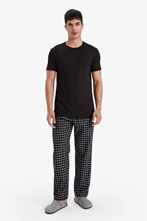 Premium Slim Fit Dar Kesim Bisiklet Yaka Modal Üst