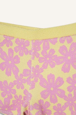 Çiçekli Şortlu Bikini Kız Çocuk