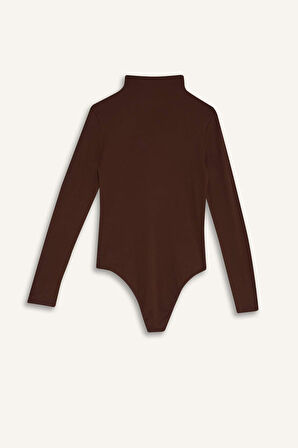 Yarım Balıkçı Yaka Modal Bodysuit