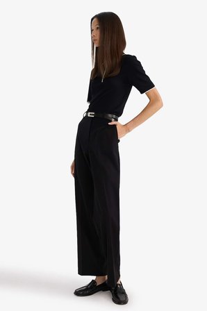 DeFacto Straıght Fıt Çift Cepli Normal Bel Düz Paça Pantolon G7024AX25AUBK81