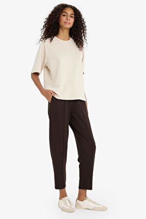 Regular Fit Beli Bağcıklı Cepli Eşofman Altı