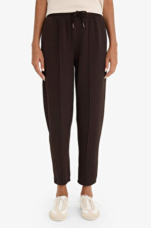 Regular Fit Beli Bağcıklı Cepli Eşofman Altı