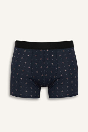 Regular Fit Puantiye 3'lü Boxer