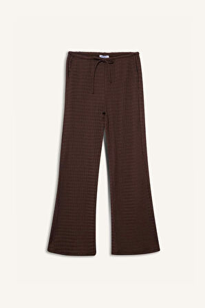 Wide Leg Cepli Normal Bel Standart Boy Bürümcük Pantolon