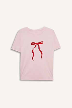 Regular Fit Kısa Kollu 2'li Takım Fall in Love