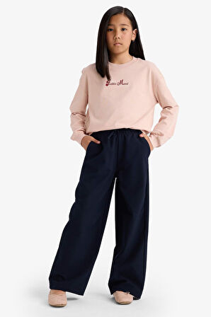 Kız Çocuk Wide Leg Geniş Paça Pantolon