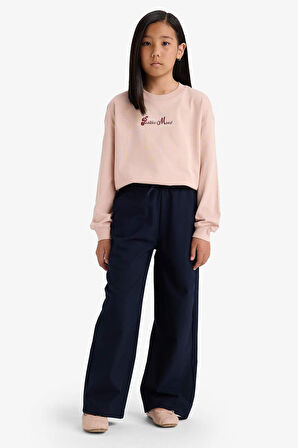 Kız Çocuk Wide Leg Geniş Paça Pantolon