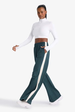 Wide Leg Geniş Paça Standart Boy Soft Touch Modal Sporcu Pantolon