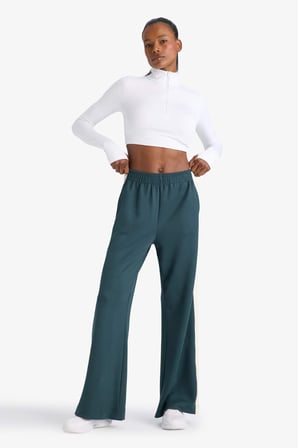 Wide Leg Geniş Paça Standart Boy Soft Touch Modal Sporcu Pantolon