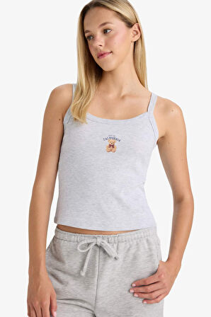 Baskılı Ribana Atlet-Fall in Love