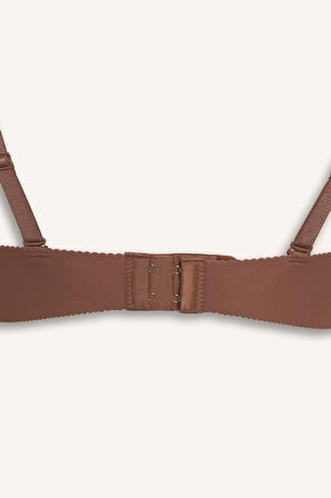 Yarım Dolgulu Micro Kaplı Yarım Dolgulu Balenli Tişört Bra Fall in Love