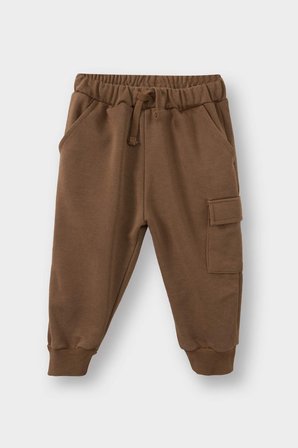 DeFacto 2'li Takım Baskılı Sweatshirt Eşofman Altı Erkek Bebek G5132A525WNBN589