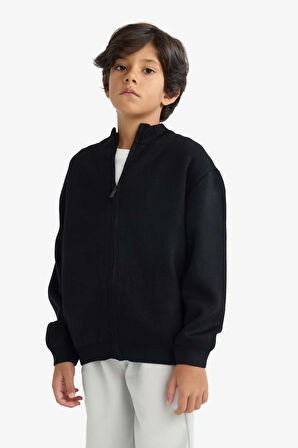 Erkek Çocuk Yarım Fermuarlı Hırka