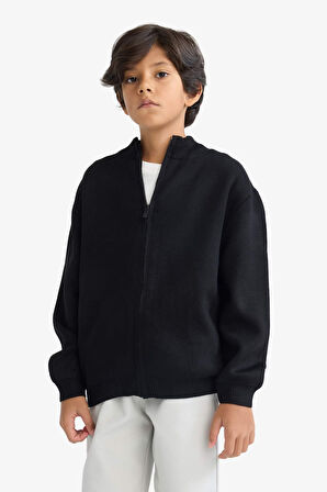 Erkek Çocuk Yarım Fermuarlı Hırka