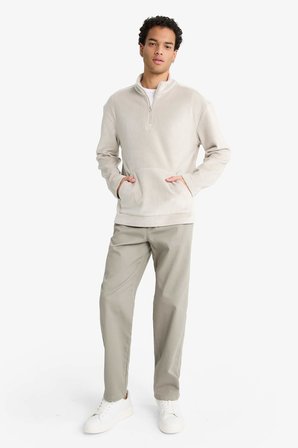 DeFacto Beli Bağcıklı Wide Leg Pantolon F6131AX25AUGR169