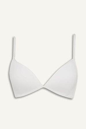 Micro Kaplı Dolgusuz Balensiz Tişört Bra-Fall in Love